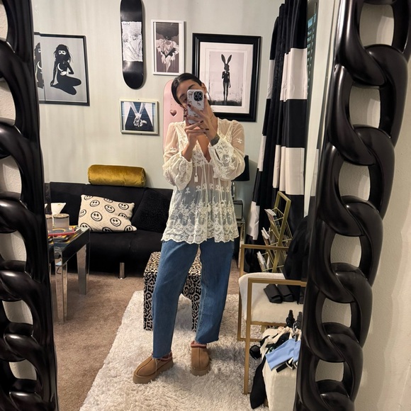 SPELL DESIGNS OPHELIA LACE BLOUSE - Picture 8 of 9